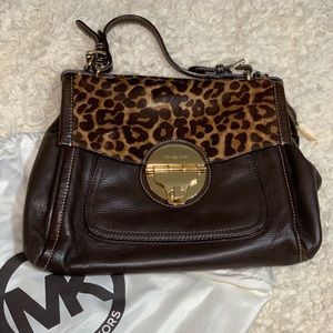 Michael Kors Leopard Convertible Crossbody